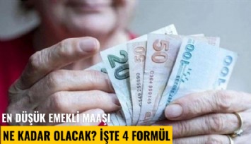 En düşük emekli maaşı ne kadar olacak? İşte 4 formül