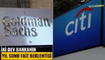 İki dev bankanın yıl sonu faiz beklentisi