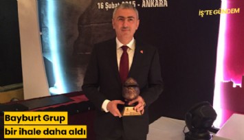 Bayburt Grup bir ihale daha aldı