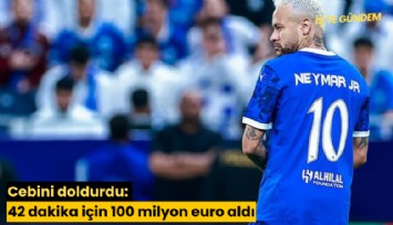 Cebini doldurdu: 42 dakika için 100 milyon euro aldı