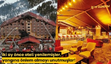 İki ay önce oteli yenilemişler, yangına önlem almayı unutmuşlar!