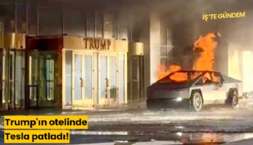 Trump'ın otelinde Tesla patladı!