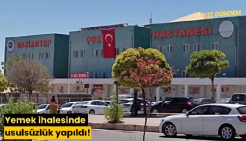Yemek ihalesinde usulsüzlük yapıldı!