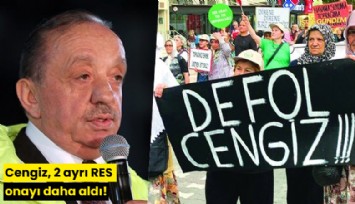 Cengiz, 2 ayrı RES onayı daha aldı!