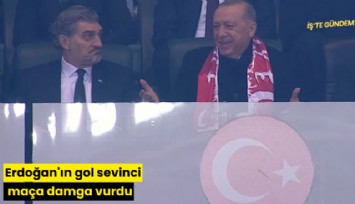Erdoğan'ın gol sevinci maça damga vurdu
