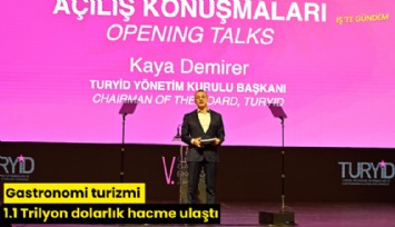 Gastronomi turizmi 1.1 Trilyon dolarlık hacme ulaştı