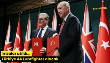 İmzalar atıldı... Türkiye 44 Eurofighter alacak
