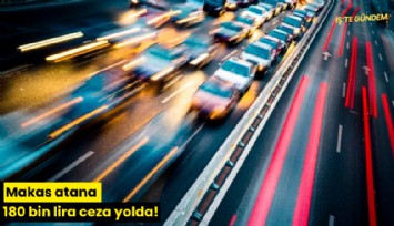 Makas atana 180 bin lira ceza yolda!
