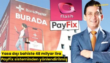 Yasa dışı bahiste 48 milyar lira PayFix sisteminden yönlendirilmiş