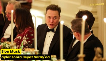 Elon Musk aylar sonra Beyaz Saray'da