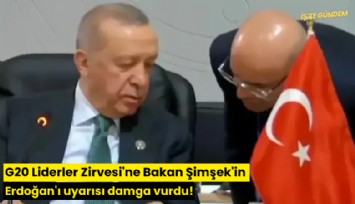 G20 Liderler Zirvesi'ne Bakan Şimşek'in Erdoğan'ı uyarısı damga vurdu!