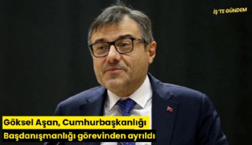 Göksel Aşan, Cumhurbaşkanlığı Başdanışmanlığı görevinden ayrıldı