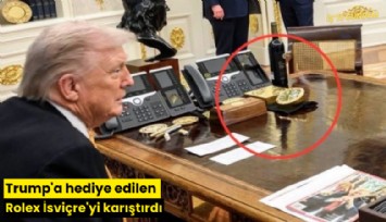 Trump'a hediye edilen Rolex İsviçre'yi karıştırdı