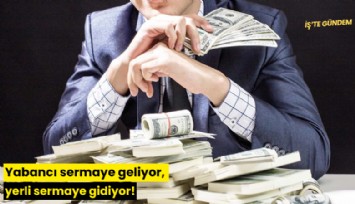 Yabancı sermaye geliyor, yerli sermaye gidiyor!