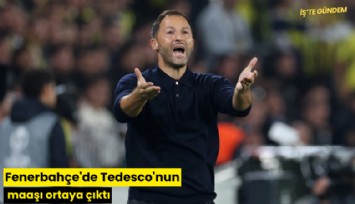 Fenerbahçe'de Tedesco'nun maaşı ortaya çıktı