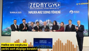 Halka arz coşkusu yerini sert düşüşe bıraktı!