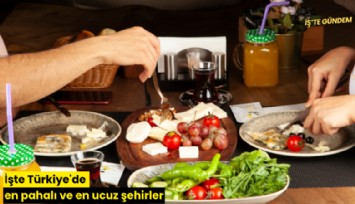 İşte Türkiye'de en pahalı ve en ucuz şehirler