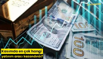 Kasımda en çok hangi yatırım aracı kazandırdı?