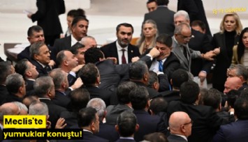 Meclis'te yumruklar konuştu!