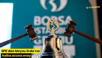SPK'dan Meysu Gıda'nın halka arzına onay
