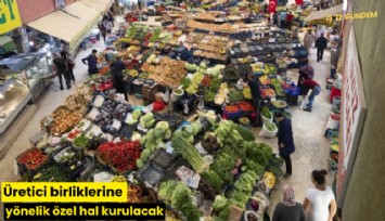 Üretici birliklerine yönelik özel hal kurulacak