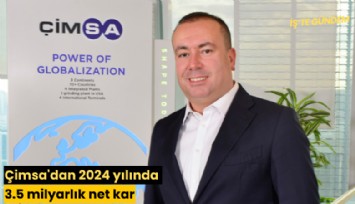 Çimsa'dan 2024 yılında 3.5 milyarlık net kar
