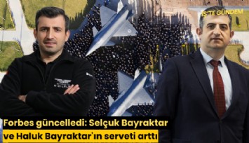Forbes güncelledi: Selçuk Bayraktar ve Haluk Bayraktar'ın serveti arttı