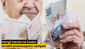 Hangi banka ne kadar emekli promosyonu veriyor!