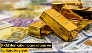 KKM'den çıkan para altına ve fonlara kayıyor!