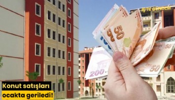 Konut satışları ocakta geriledi!
