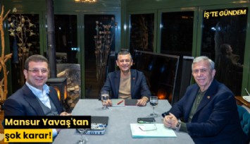 Mansur Yavaş'tan şok karar! Katılmıyorum