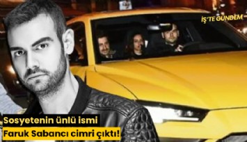 Sosyetenin ünlü ismi Faruk Sabancı cimri çıktı!
