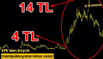 SPK'dan büyük manipülasyona rekor ceza!