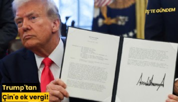 Trump'tan Çin'e ek vergi!