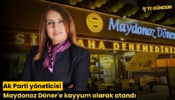 Ak Parti yöneticisi Maydonoz Döner'e kayyum olarak atandı