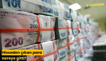 Hisseden çıkan para nereye gitti?