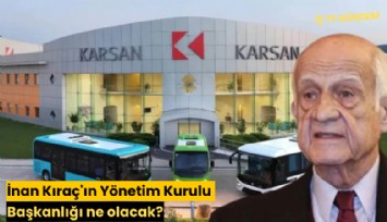 İnan Kıraç'ın Yönetim Kurulu Başkanlığı ne olacak?