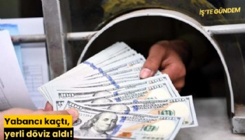 Operasyonun bilançosu: Yabancı kaçtı, yerli döviz aldı