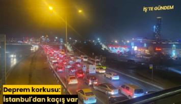 Deprem korkusu: İstanbul'dan kaçış var