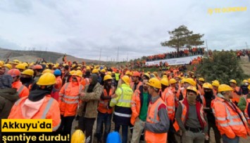 Akkuyu'da şantiye durdu!