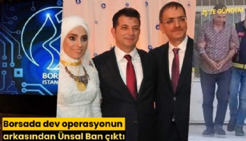 Borsada dev operasyonun arkasından Ünsal Ban çıktı