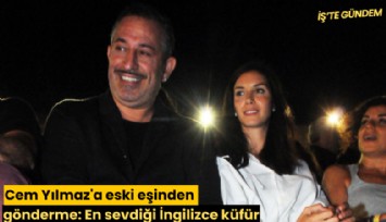 Cem Yılmaz'a eski eşinden gönderme: En sevdiği İngilizce küfür