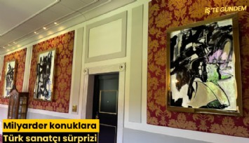 Milyarder konuklara Türk sanatçı sürprizi