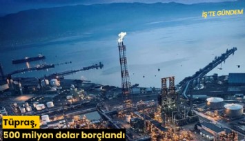 Tüpraş, 500 milyon dolar borçlandı
