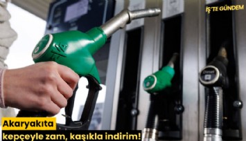 Akaryakıta kepçeyle zam, kaşıkla indirim!