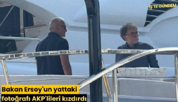 Bakan Ersoy'un yattaki fotoğrafı AKP'lileri kızdırdı