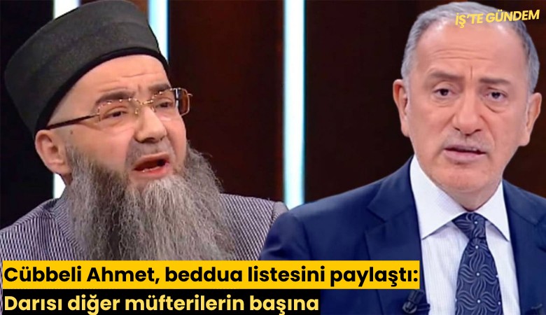Cübbeli Ahmet, beddua listesini paylaştı: Darısı diğer müfterilerin başına