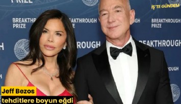 Jeff Bezos tehditlere boyun eğdi