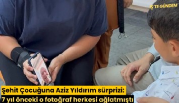 Şehit Çocuğuna Aziz Yıldırım sürprizi: 7 yıl önceki o fotoğraf herkesi ağlatmıştı