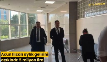 Acun Ilıcalı aylık gelirini açıkladı: 5 milyon lira